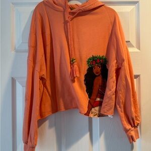 Orange Hooded Sweater Moana